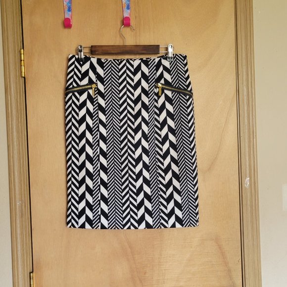 Michael Michael Kors 8 Skirt Navy White - Picture 5 of 6